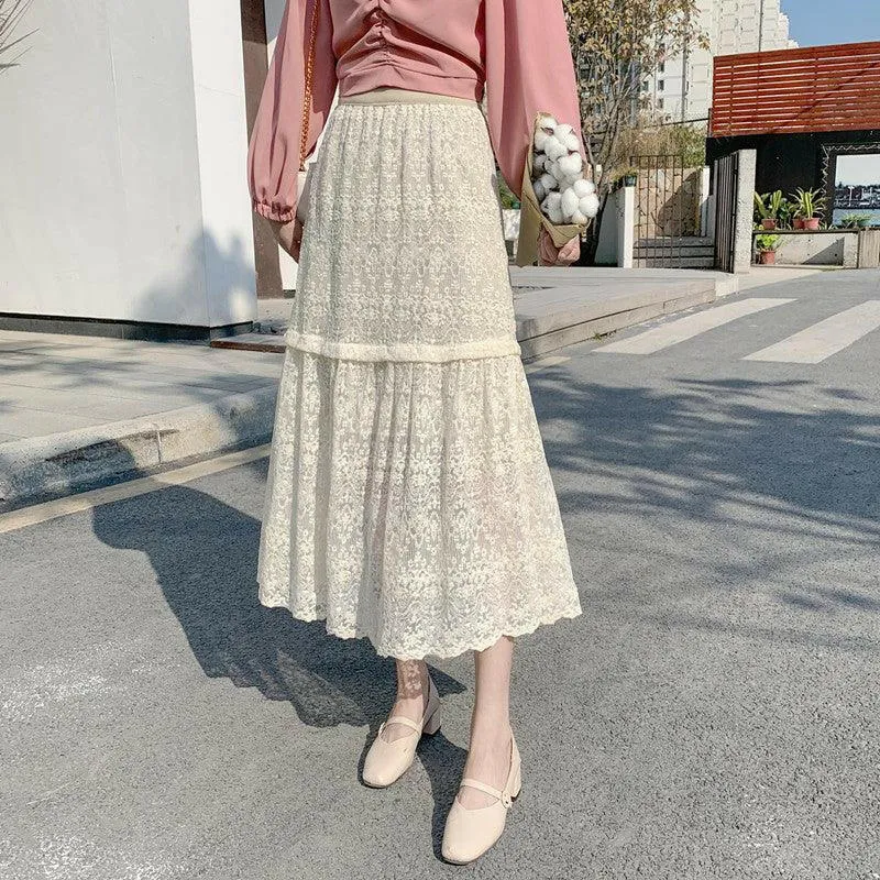 High-Waisted Slimming Midi Skirt