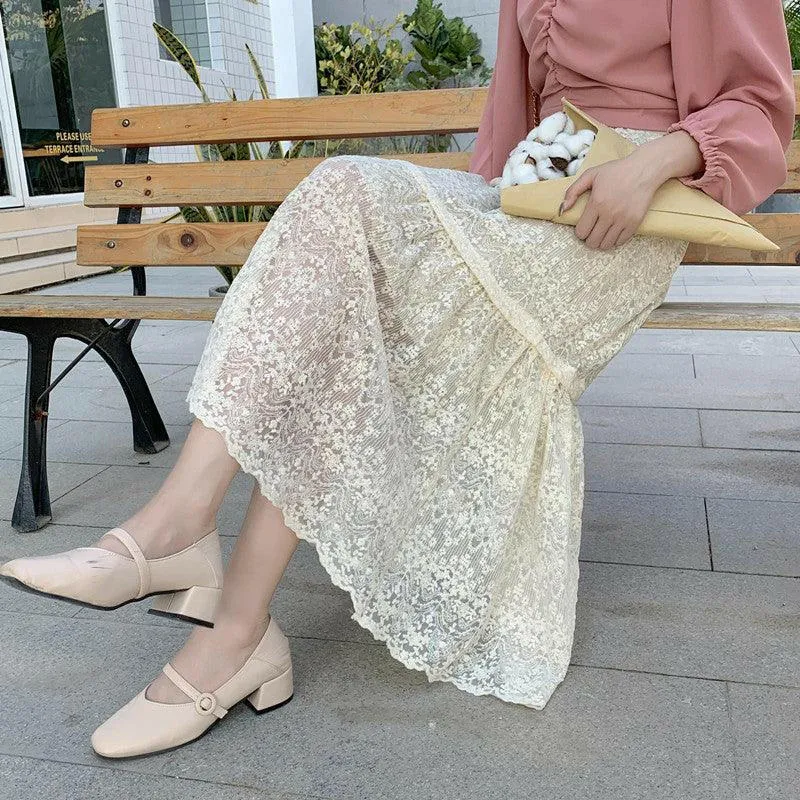 High-Waisted Slimming Midi Skirt