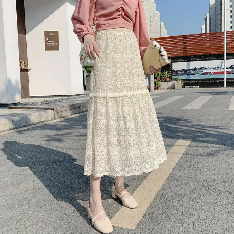 High-Waisted Slimming Midi Skirt