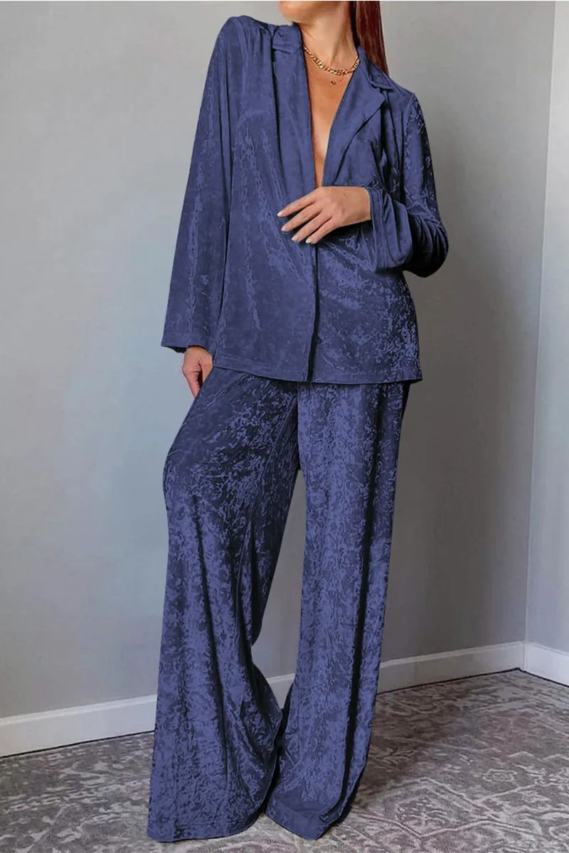 HWT1083 Velvet Luxe Lounge Set