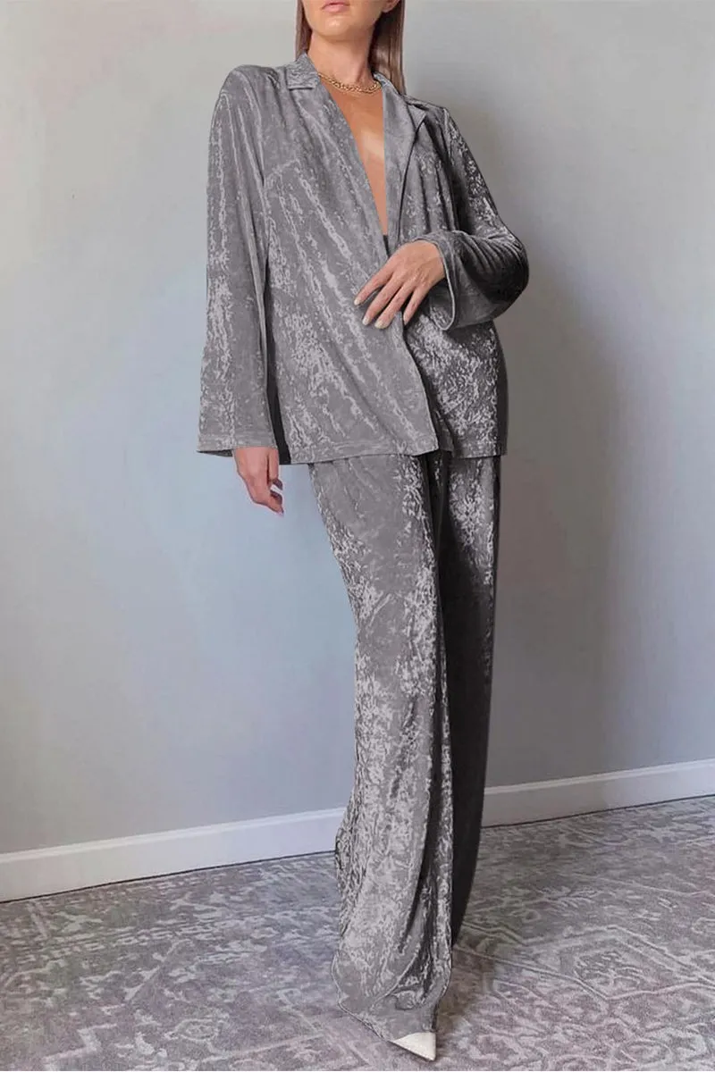 HWT1083 Velvet Luxe Lounge Set