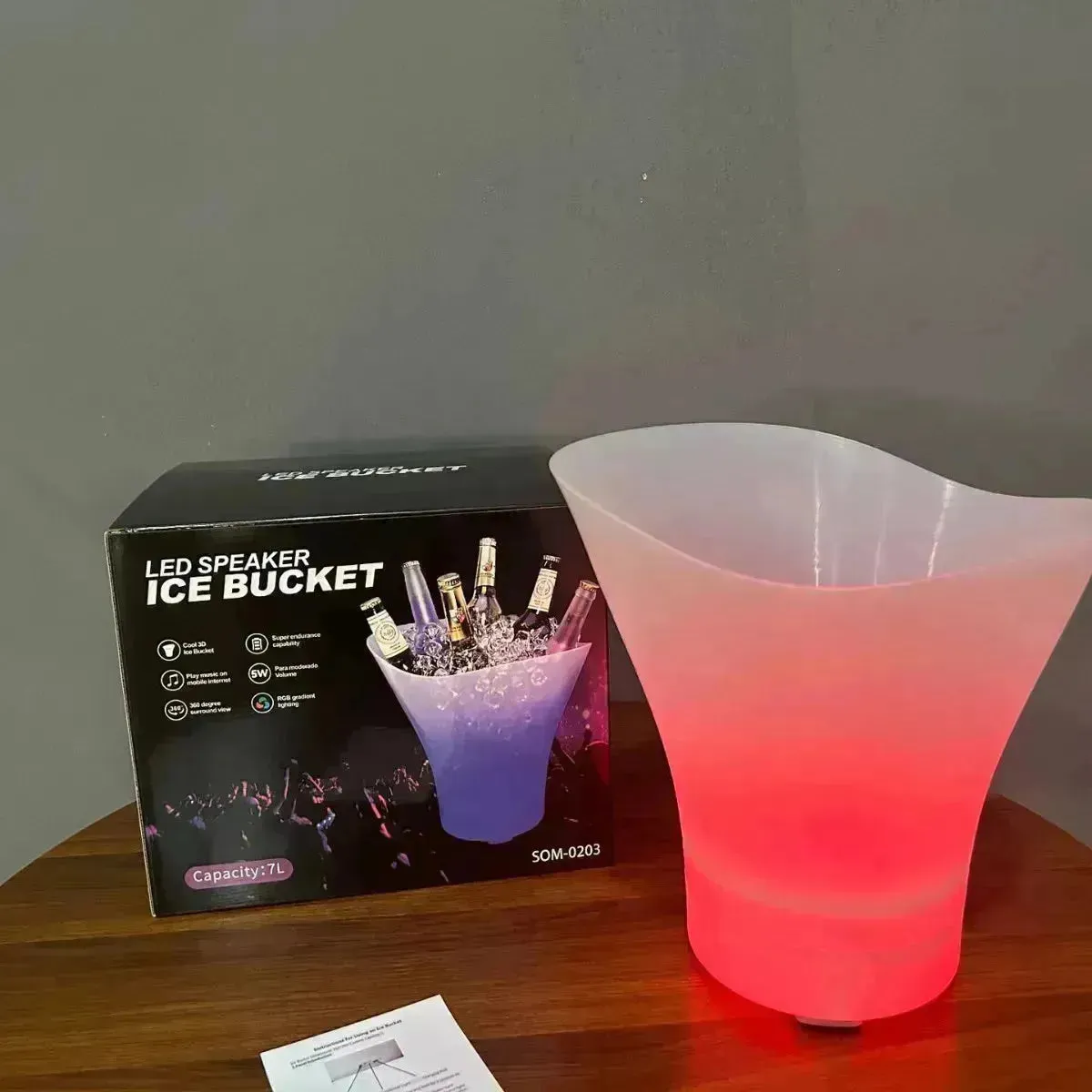 Ice Bucket Glowing Speaker