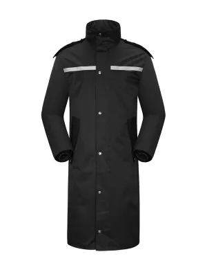 iCreek Raincoat Waterproof Mens & Womens Adult Long Rain Jacket with Hood