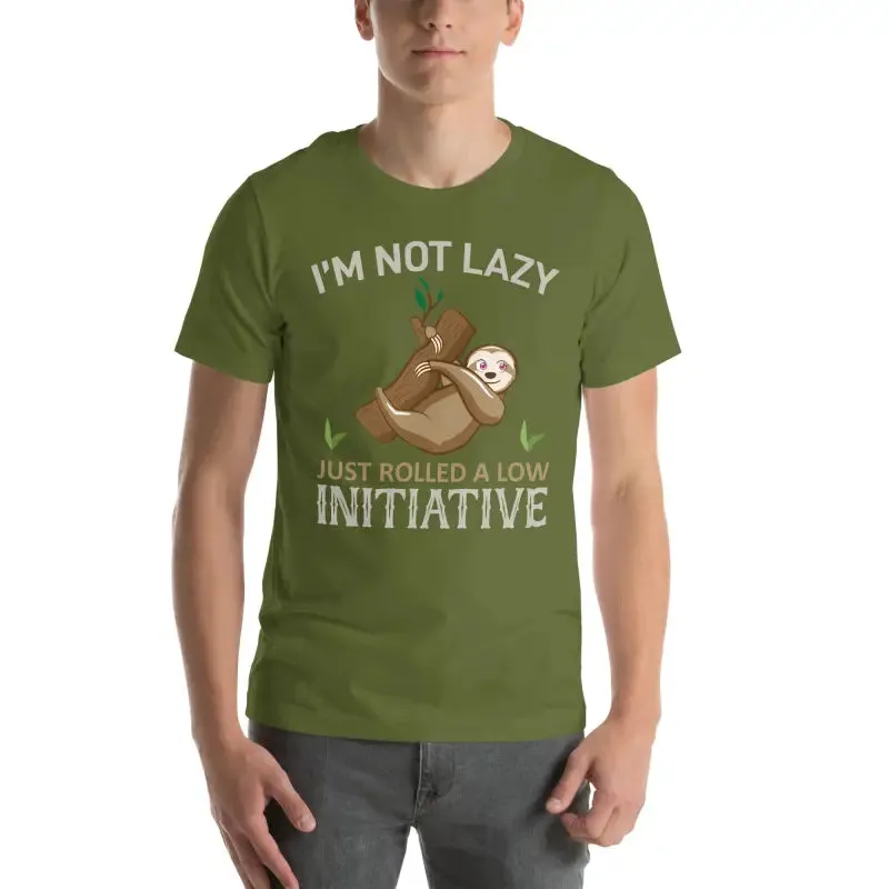Im not Lazy Sloth t Shirt for Comfy Elegance