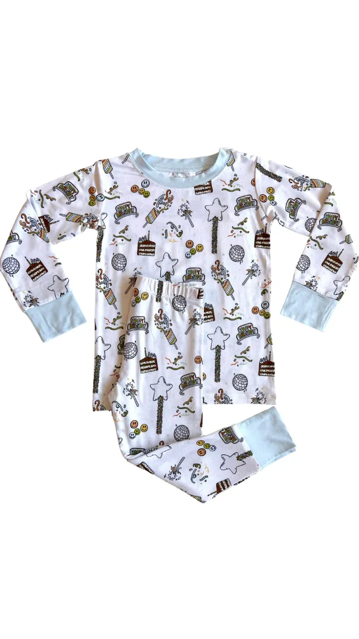 In My Jammers Blue It's Your Birthday L/S 2pc PJ Set