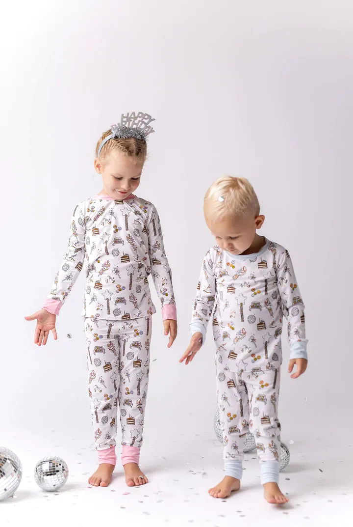 In My Jammers Blue It's Your Birthday L/S 2pc PJ Set