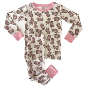 In My Jammers Iced Coffee L/S 2pc PJ Set