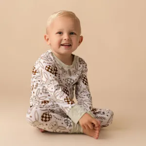In My Jammers Mint Bunny L/S 2pc PJ Set