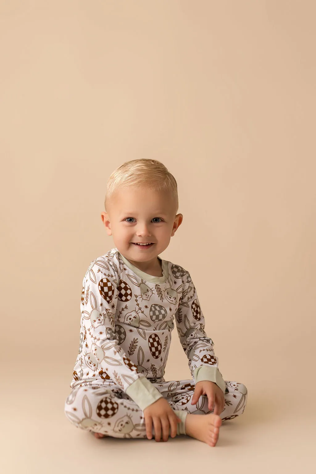 In My Jammers Mint Bunny L/S 2pc PJ Set