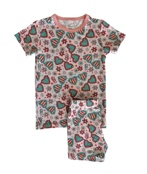 In My Jammers Pink Fourth of July S/S 2pc PJ Set w/Shorts