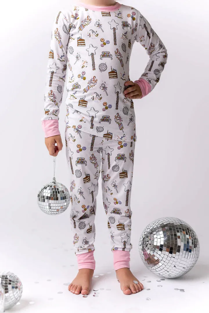 In My Jammers Pink It's Your Birthday L/S 2pc PJ Set