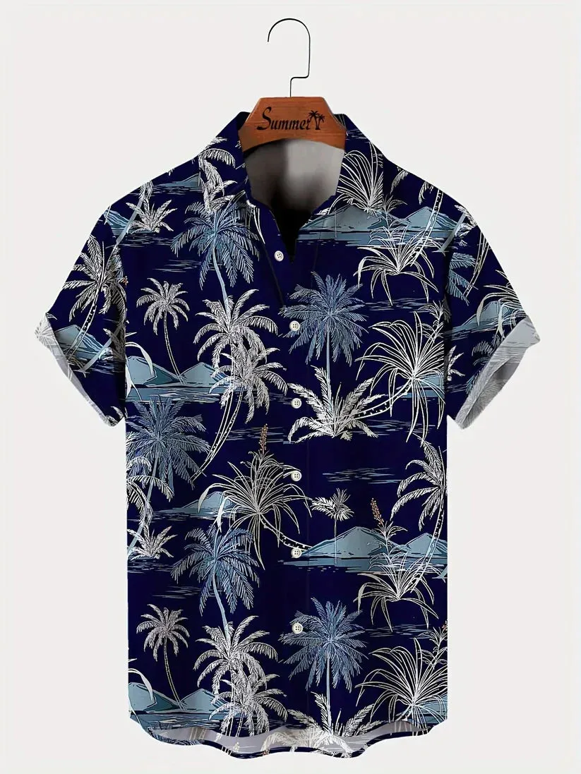 Ingram Hawaiian Shirt: Tropical Design