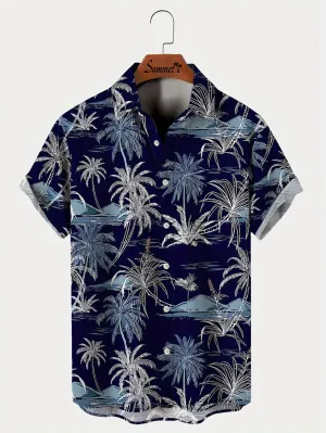 Ingram Hawaiian Shirt: Tropical Design