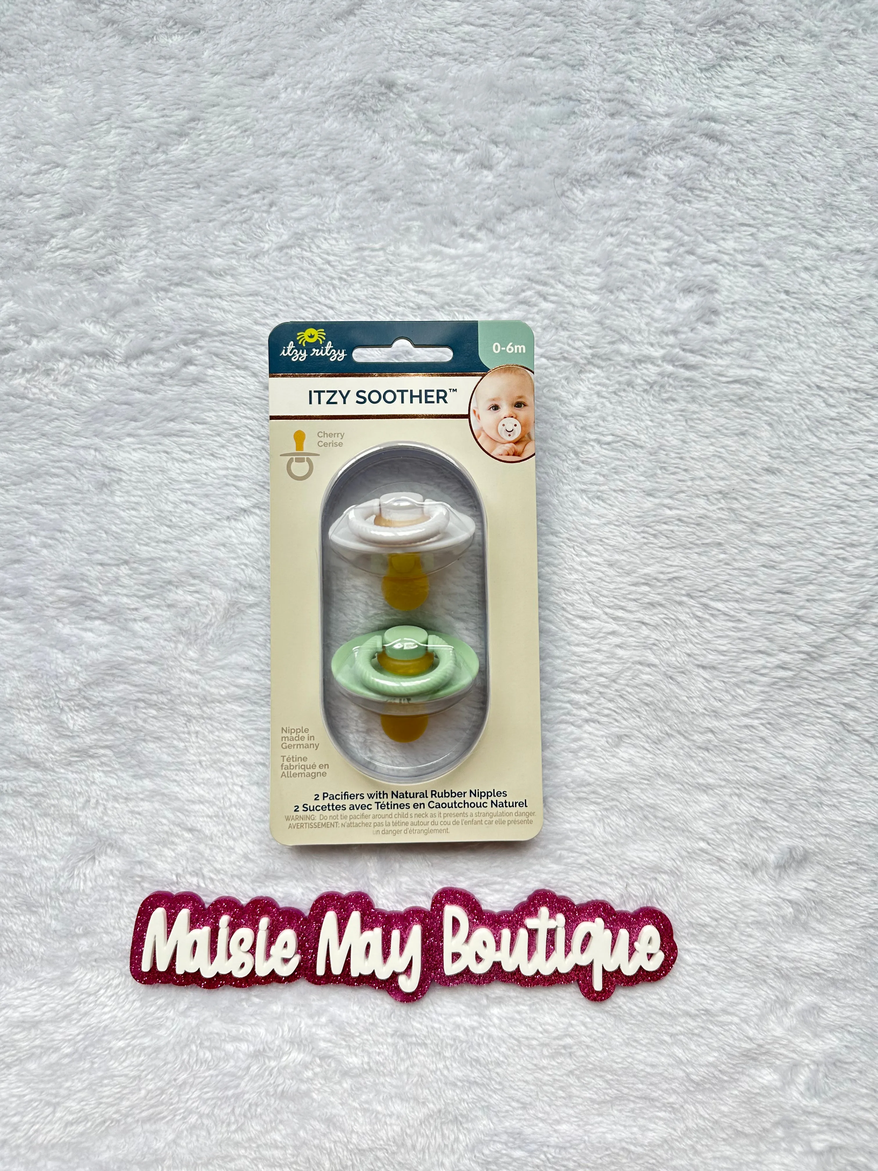 Itzy Ritzy Soother Natural Rubber Paci Sets 0-6M