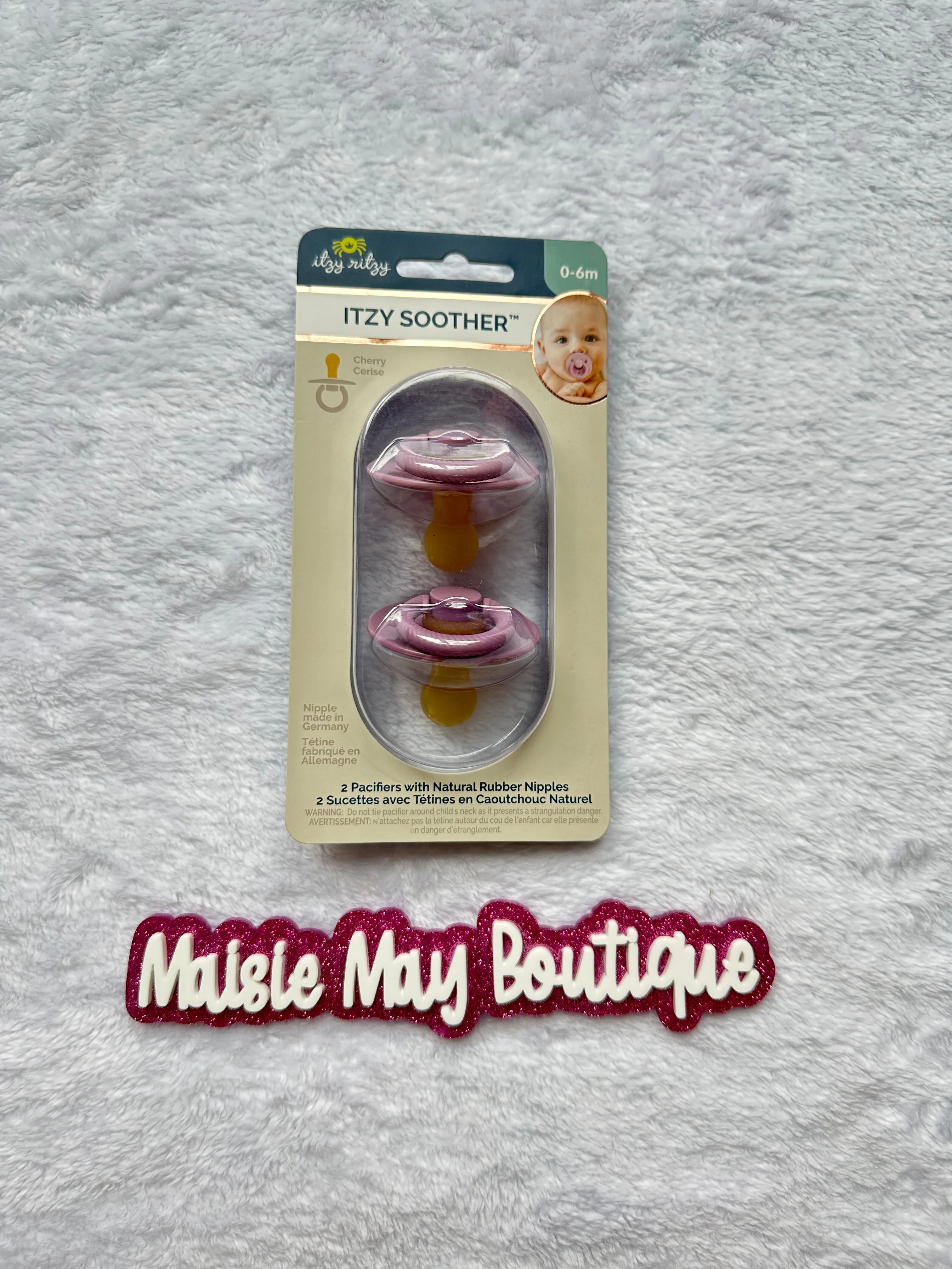 Itzy Ritzy Soother Natural Rubber Paci Sets 0-6M