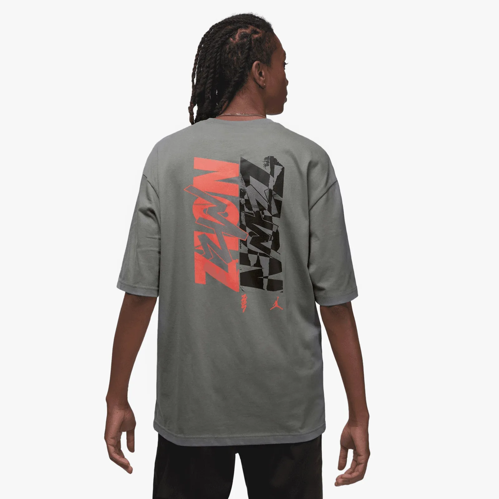 Jordan X Zion Sneaker School T-Shirt - Grey