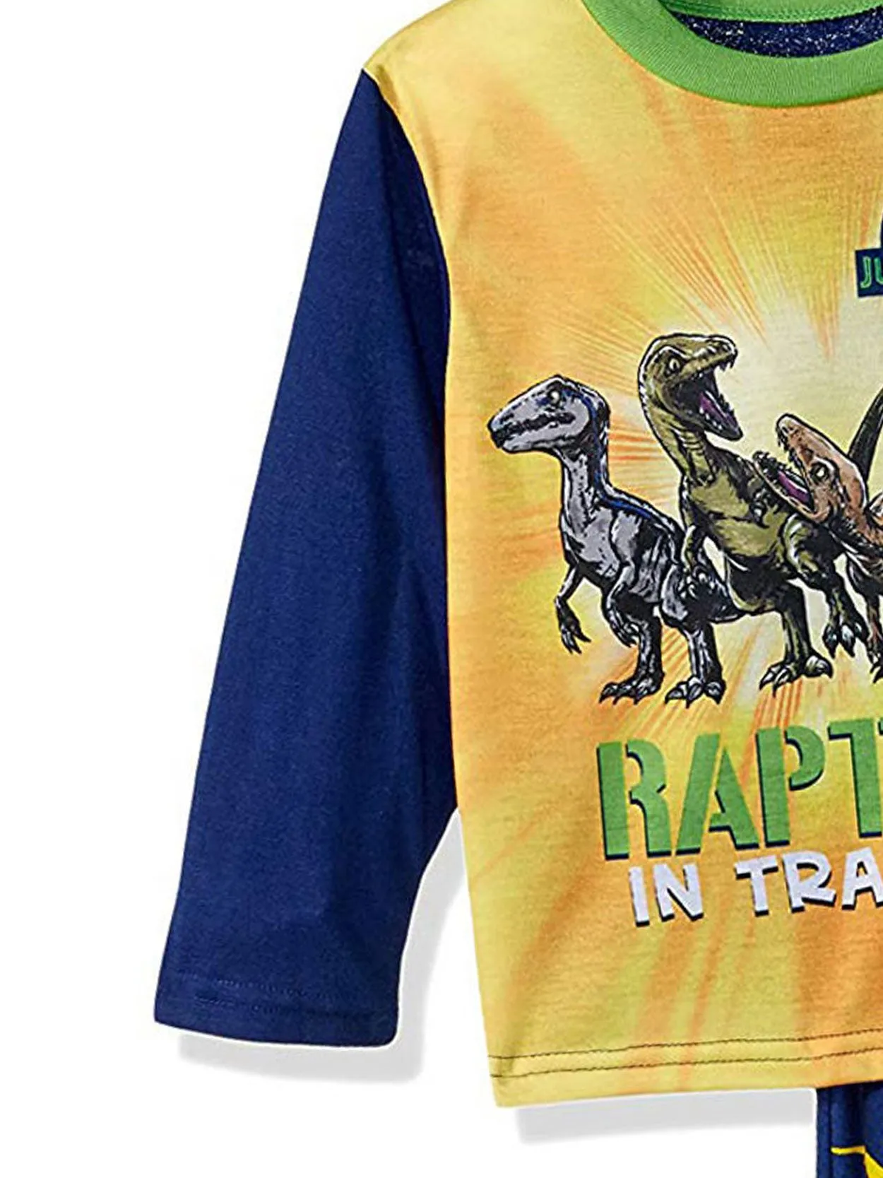 Jurassic World Raptor Dinosaur Pajamas Set