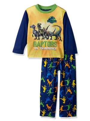 Jurassic World Raptor Dinosaur Pajamas Set