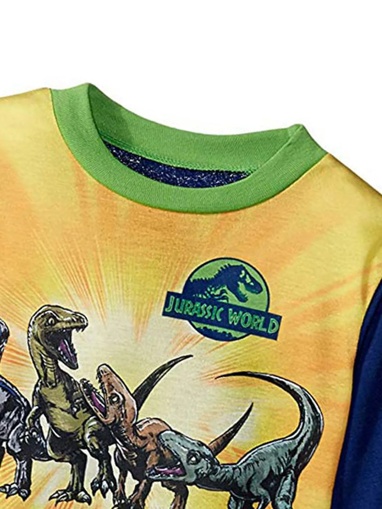 Jurassic World Raptor Dinosaur Pajamas Set
