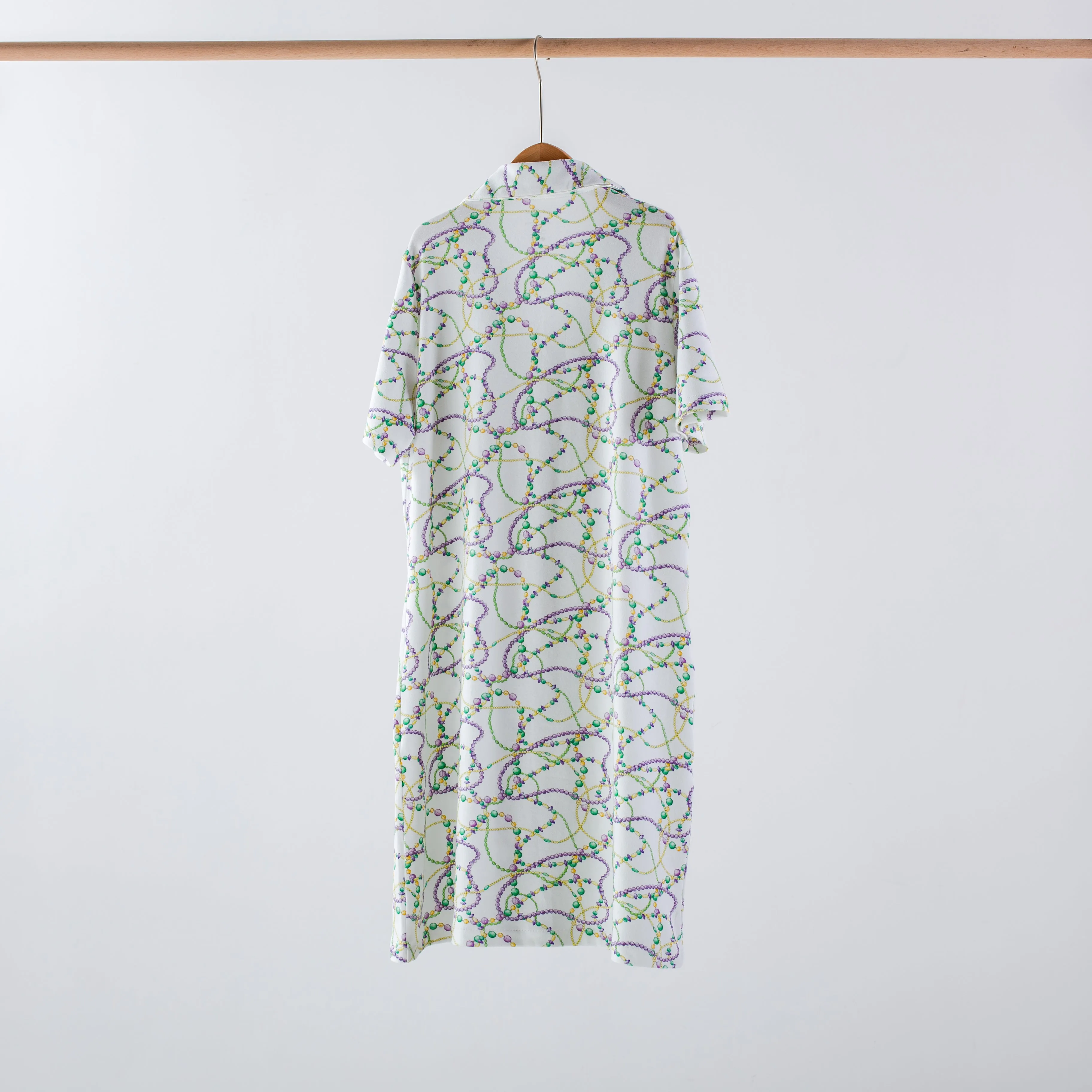 Just Here for the Beads Women's Organic Cotton Mardi Gras Pajamas