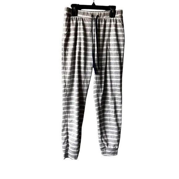Kate Spade Grey Stripe Pajama Set