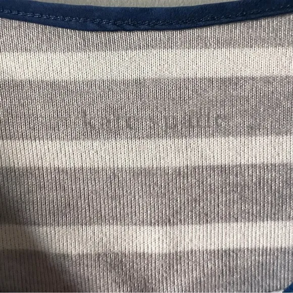 Kate Spade Grey Stripe Pajama Set