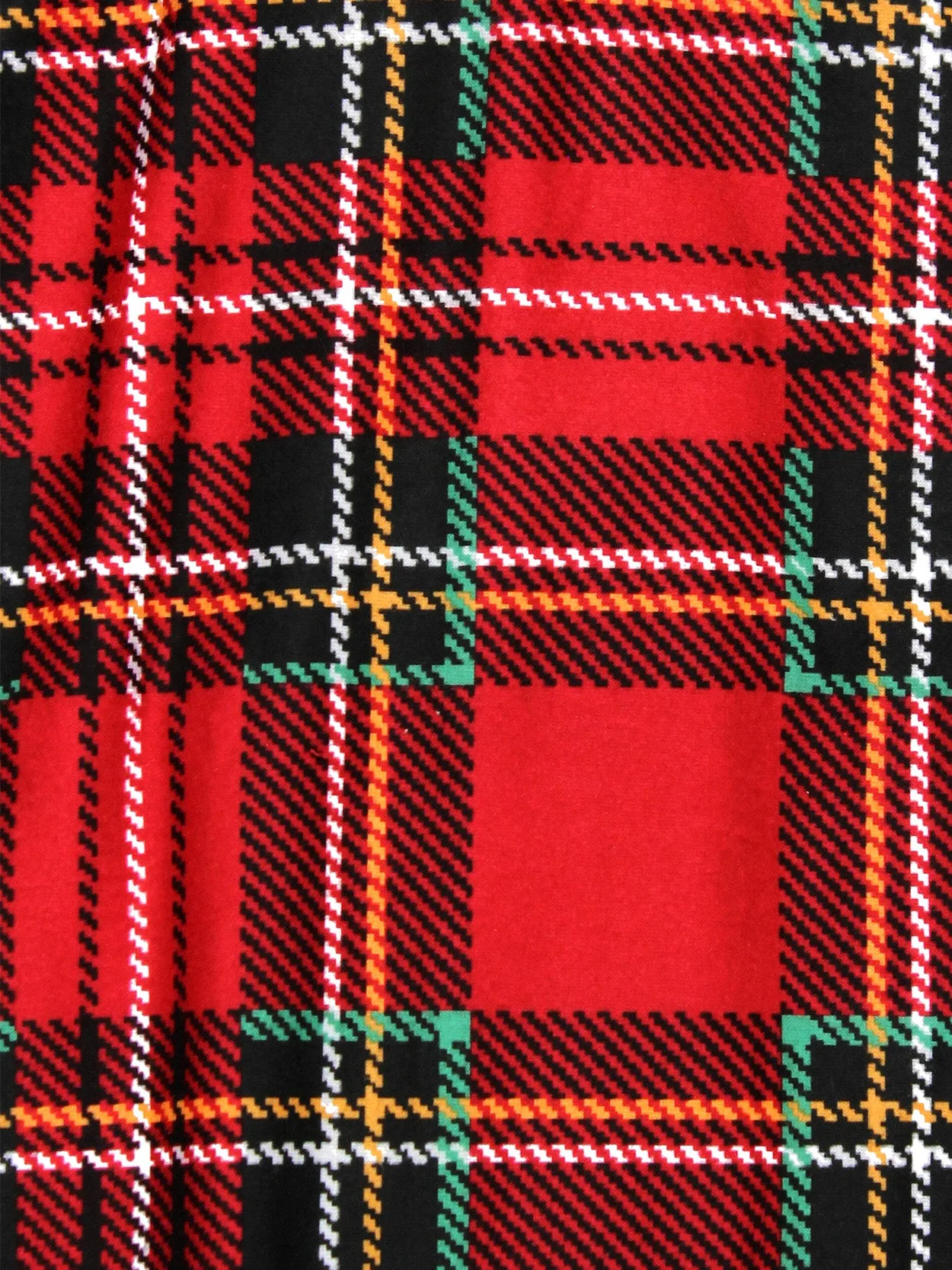 Komar Kids Holiday Plaid Coat Style Pajama Set