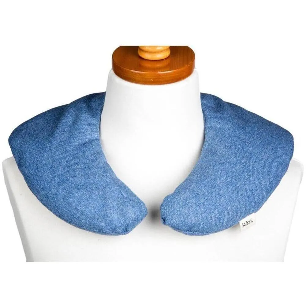 Kozi - Soothing Neck Wrap / Material: Twill / Size: 13"L x 13.5"W / Color: Chambray