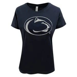 Ladies Glitter Lion Head T-Shirt