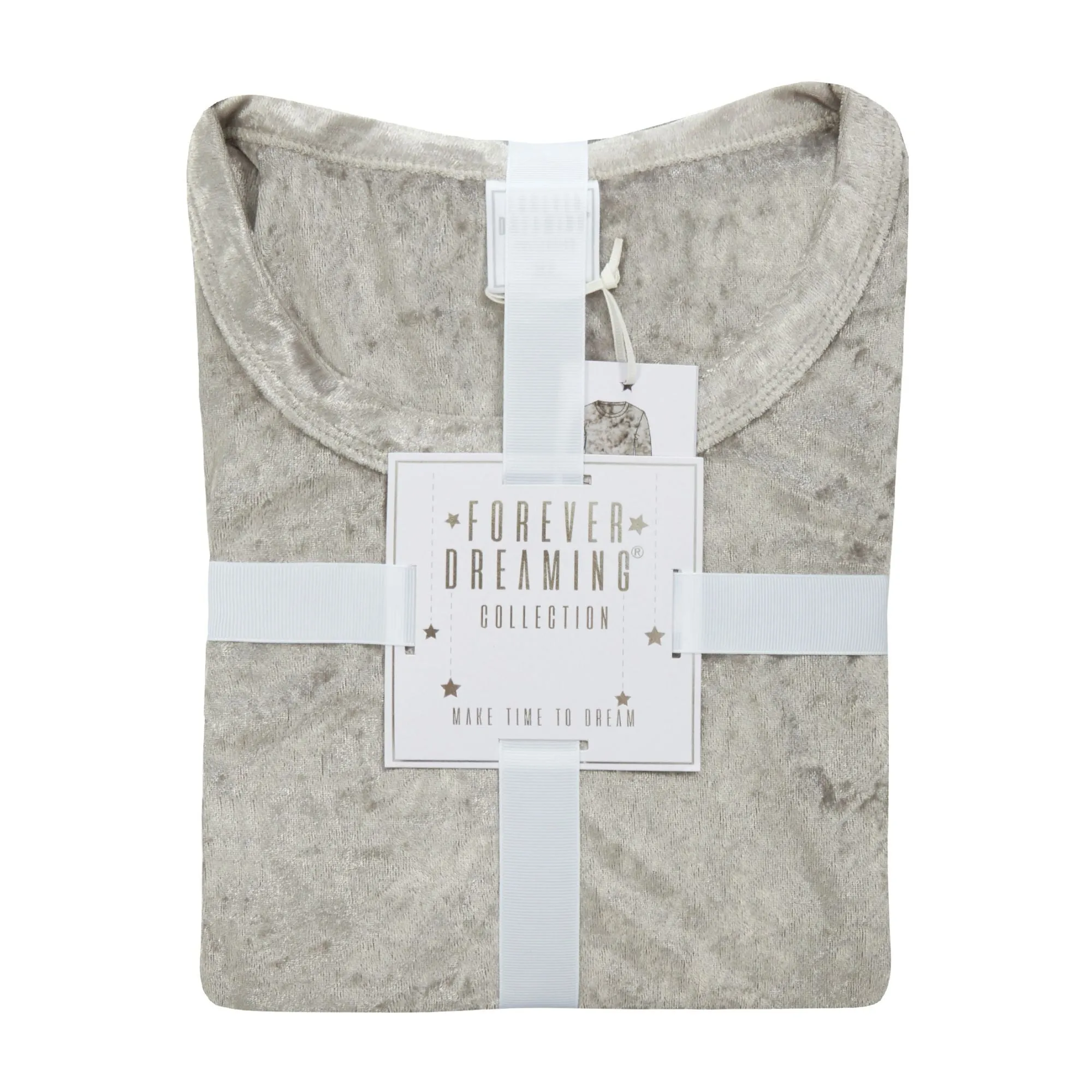Ladies Velvet Lounge Suit: Cozy Crushed Fleece Pyjamas Set for Winter Comfort