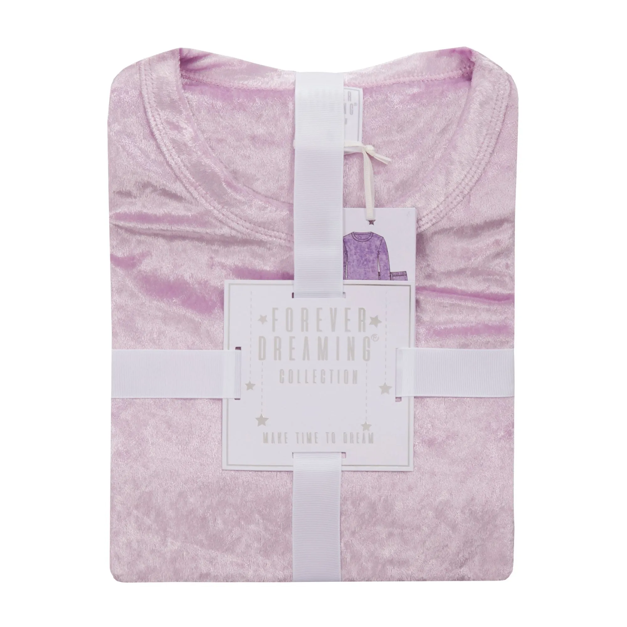 Ladies Velvet Lounge Suit: Cozy Crushed Fleece Pyjamas Set for Winter Comfort