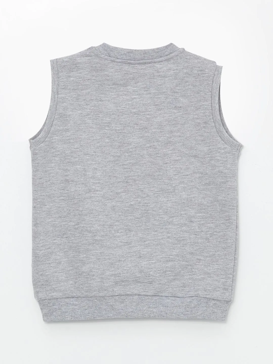 LCW baby

Gray Melange Crew Neck Zippered Baby Boy Vest