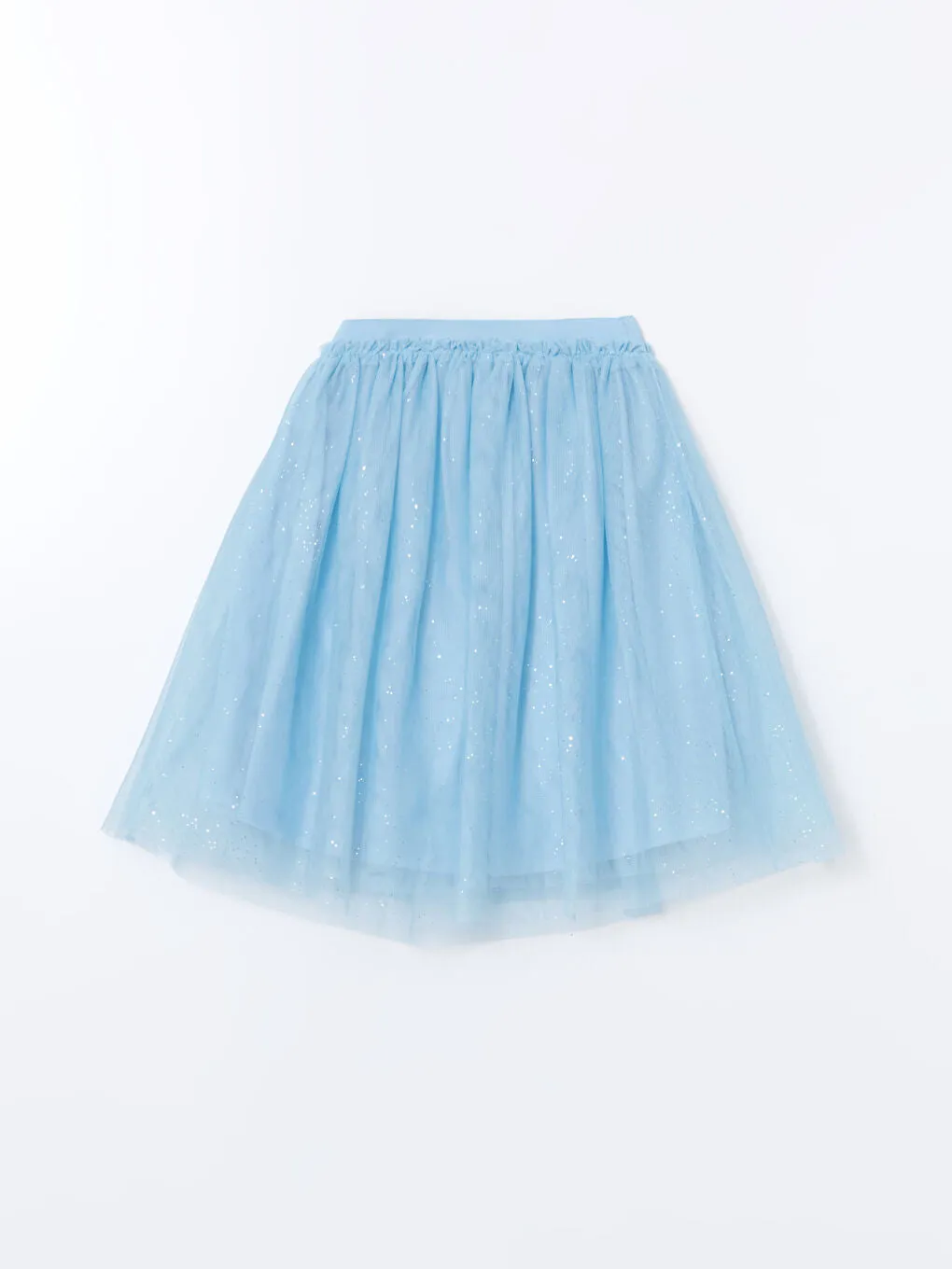 LCW Kids Blue Elastic Waist Girl Tutu Skirt