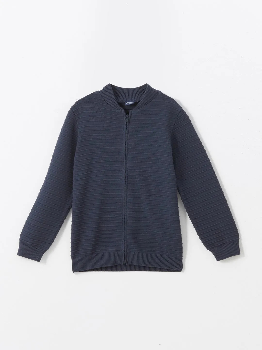 LCW Kids

Dark Navy Blue Crew Neck Textured Boy's Knitwear Cardigan