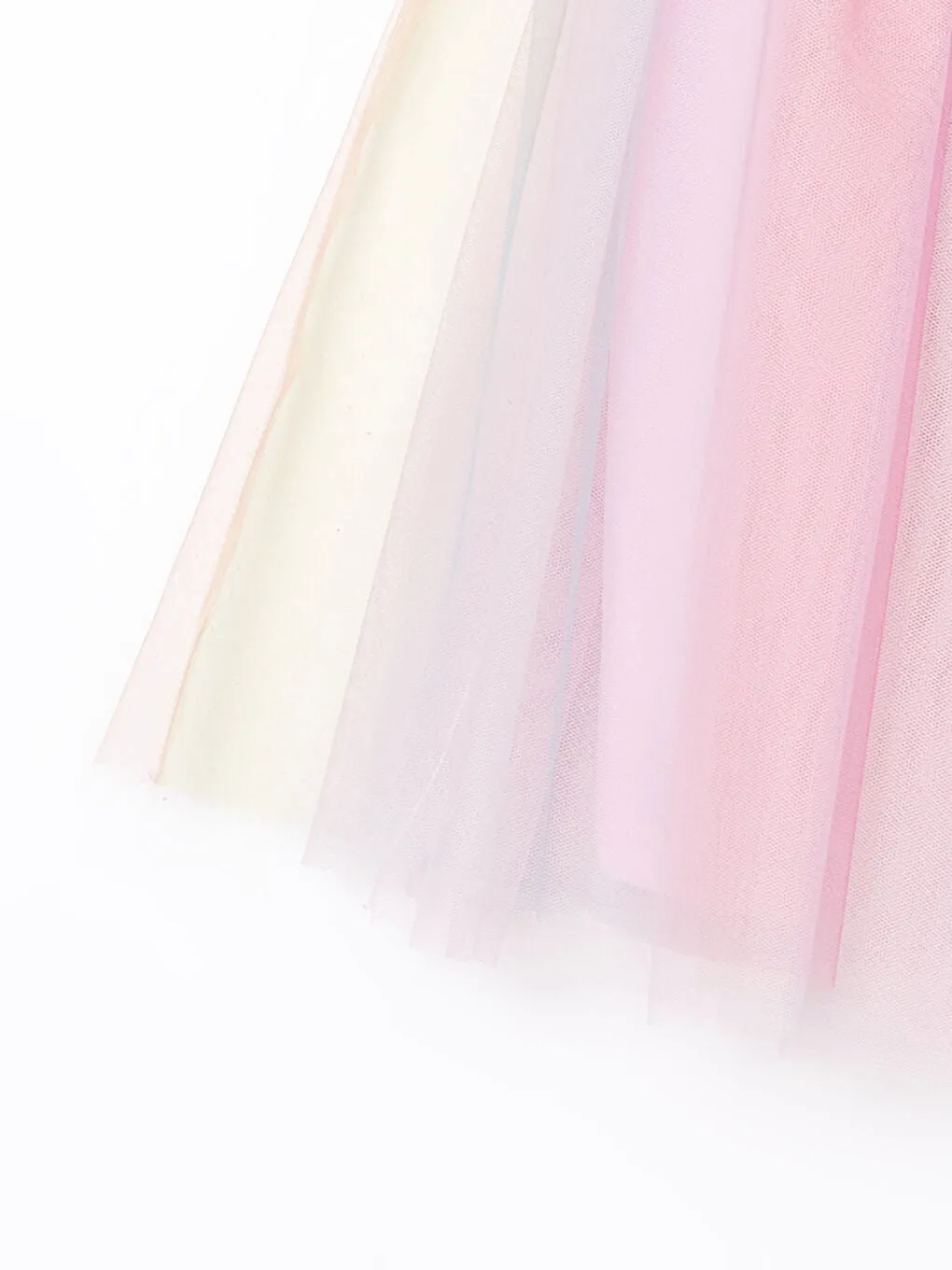 LCW Kids Mixed Elastic Waist Girls Tutu Skirt