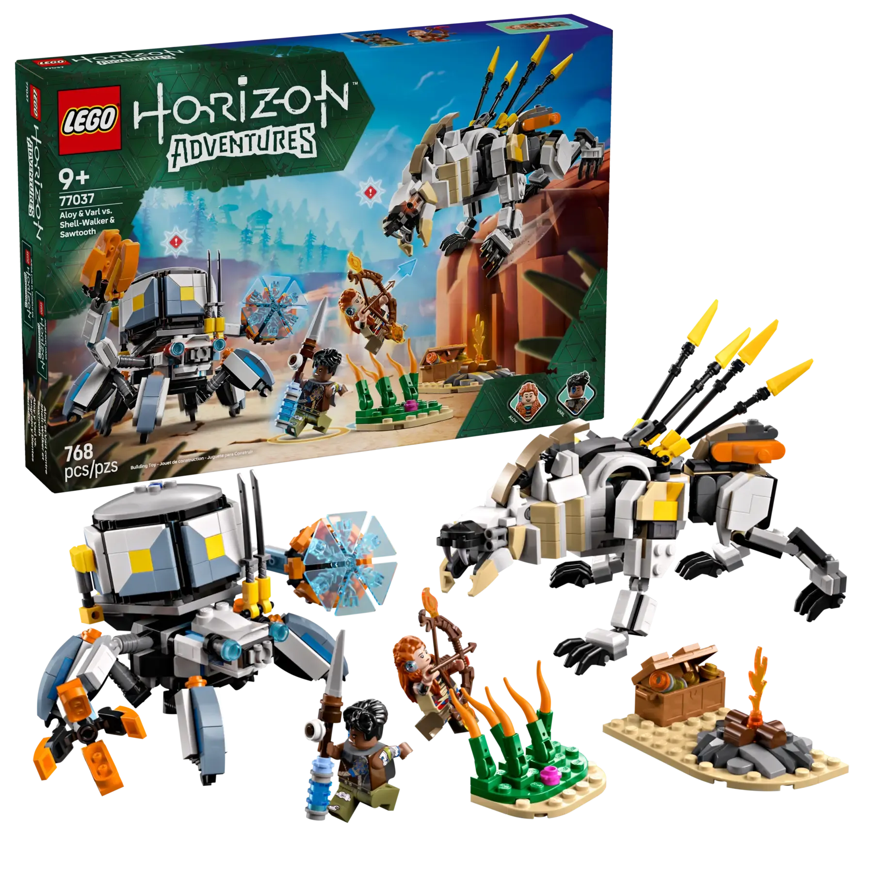 Lego Horizon Adventures Aloy & Varl vs. Shell-Walker & Sawtooth (77037)