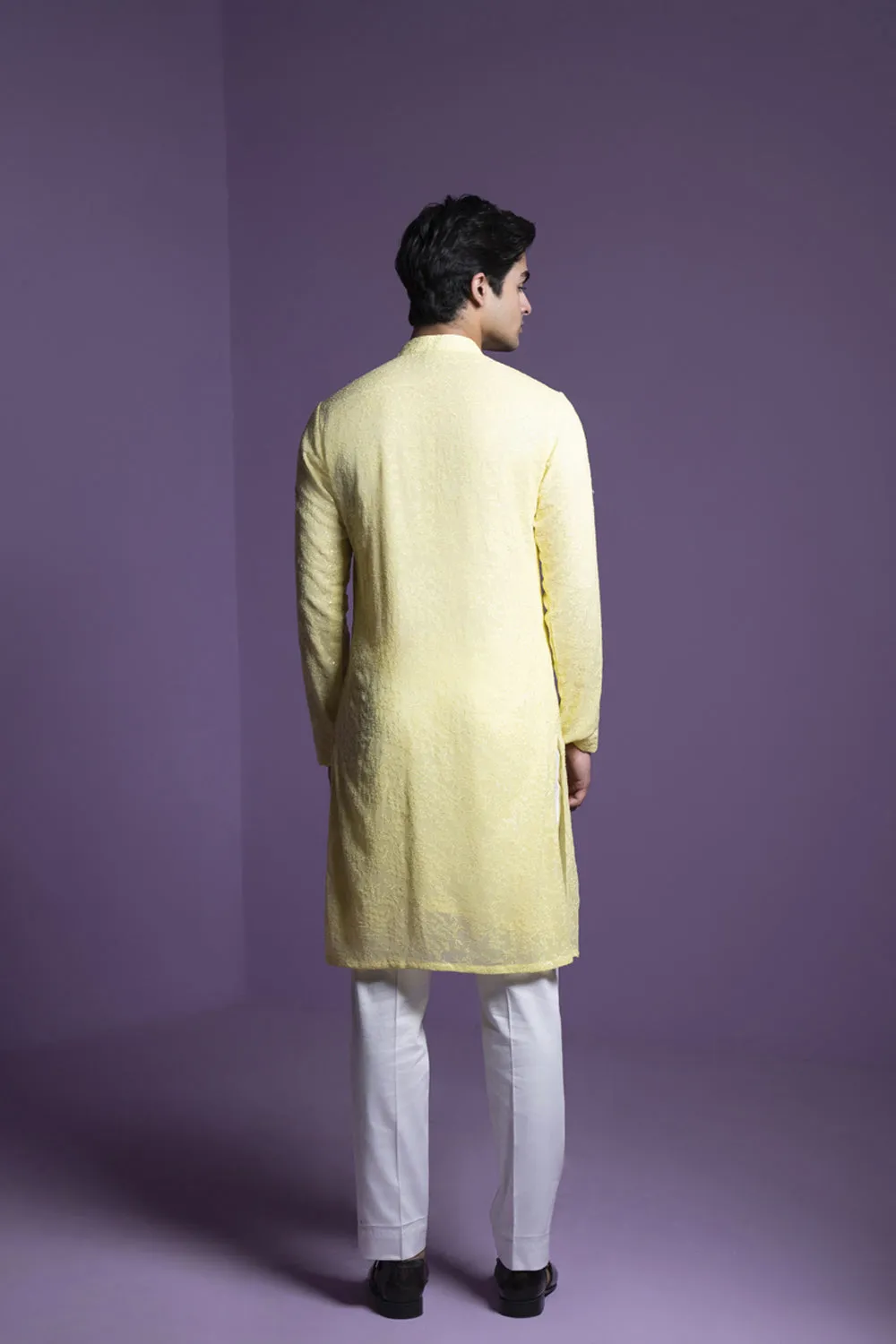 Lemon Yellow Kurta Set