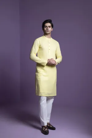 Lemon Yellow Kurta Set