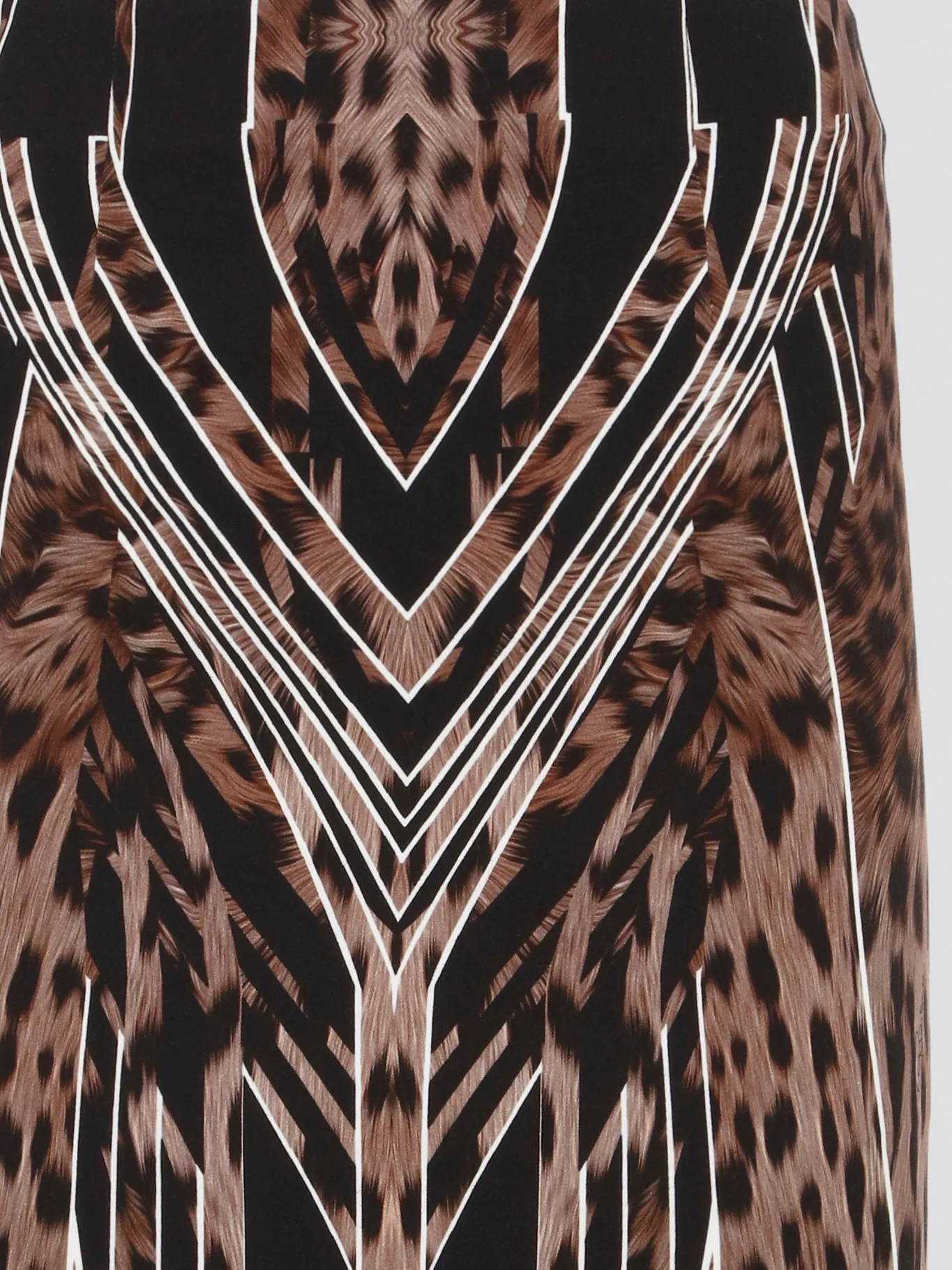 Leopard Print Pencil Skirt