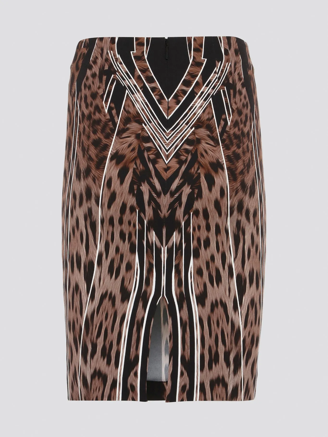 Leopard Print Pencil Skirt
