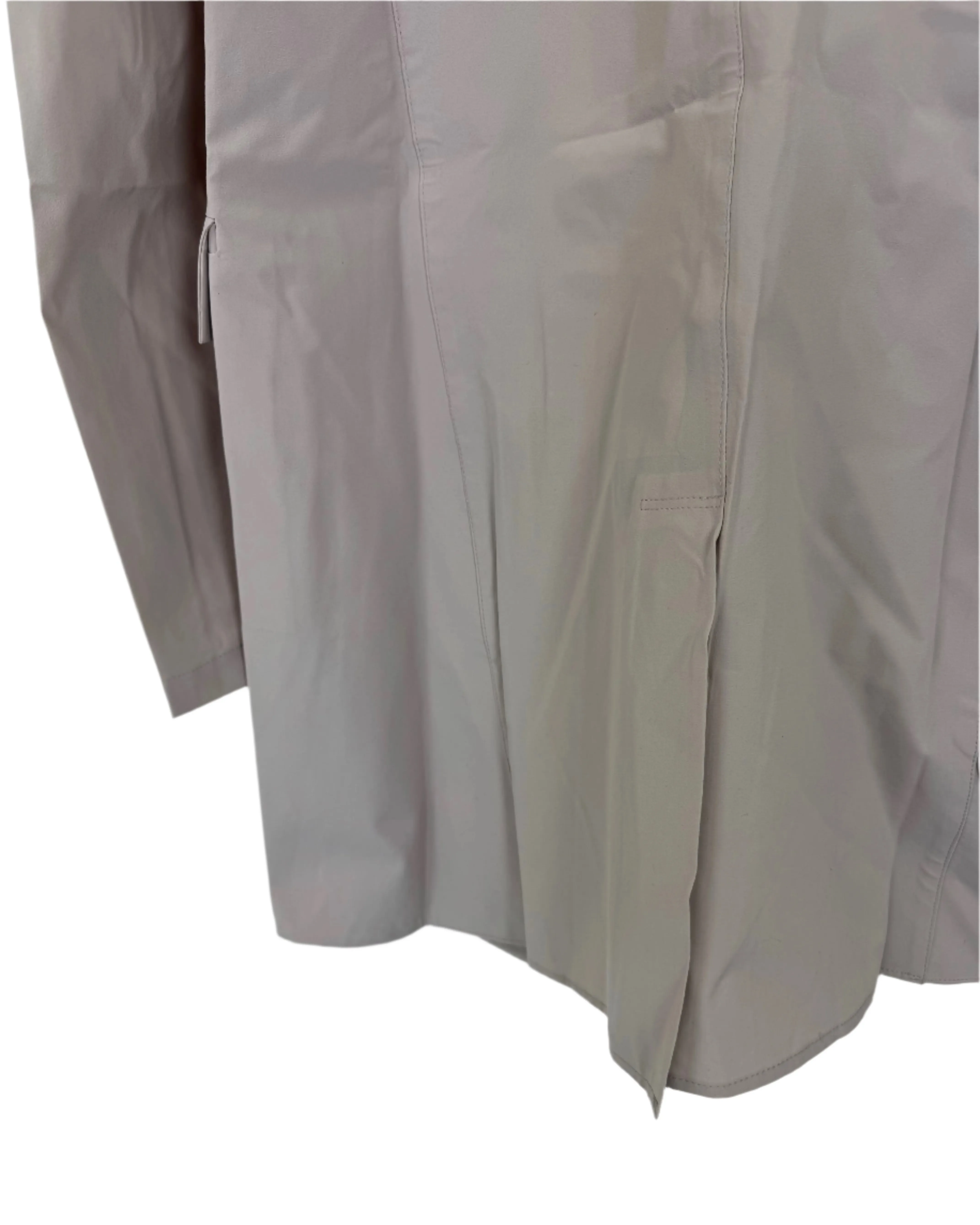Light Mauve Button Down Raincoat - Size 0 - 6