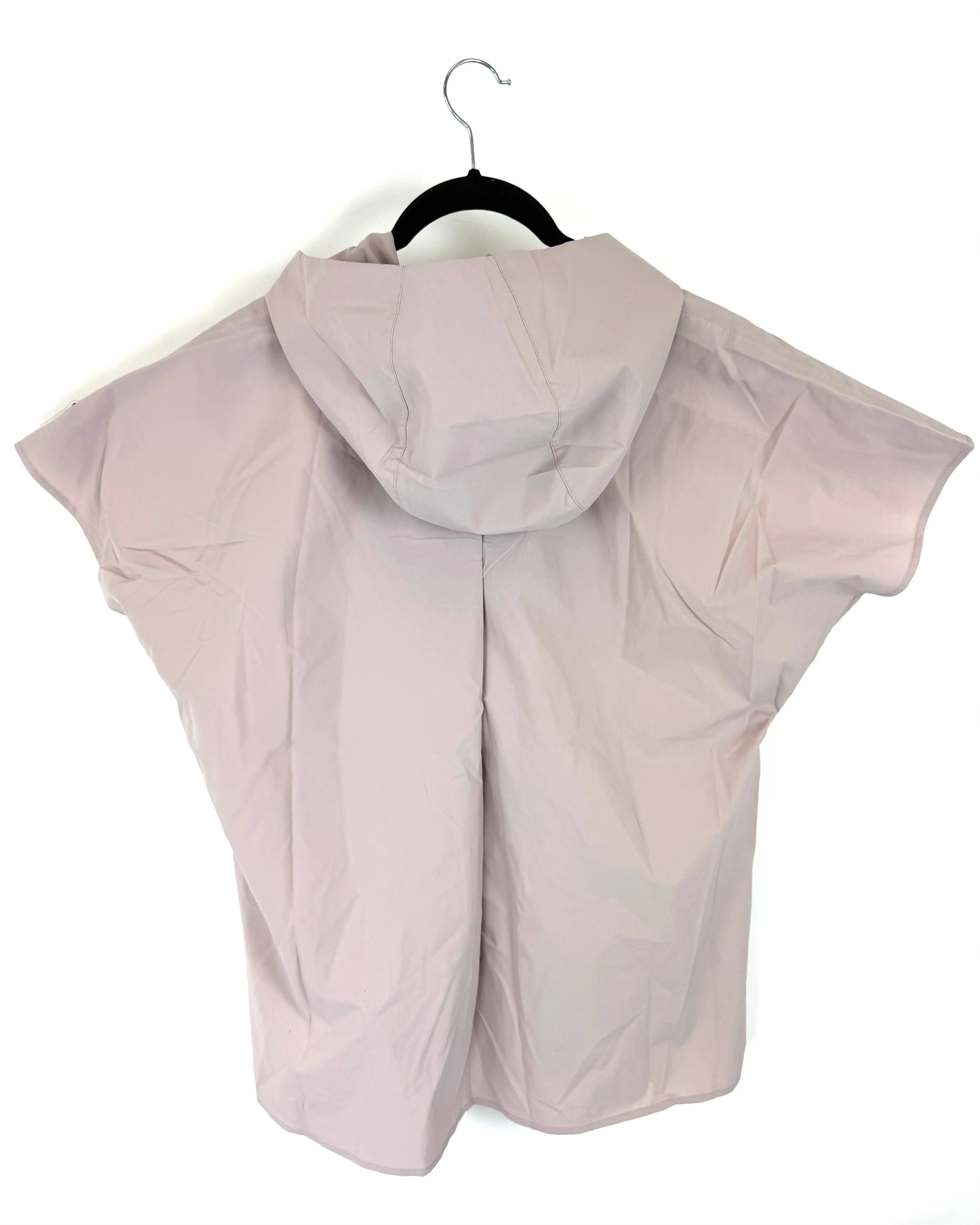 Light Mauve Short Sleeve Raincoat - Size 6 - 10