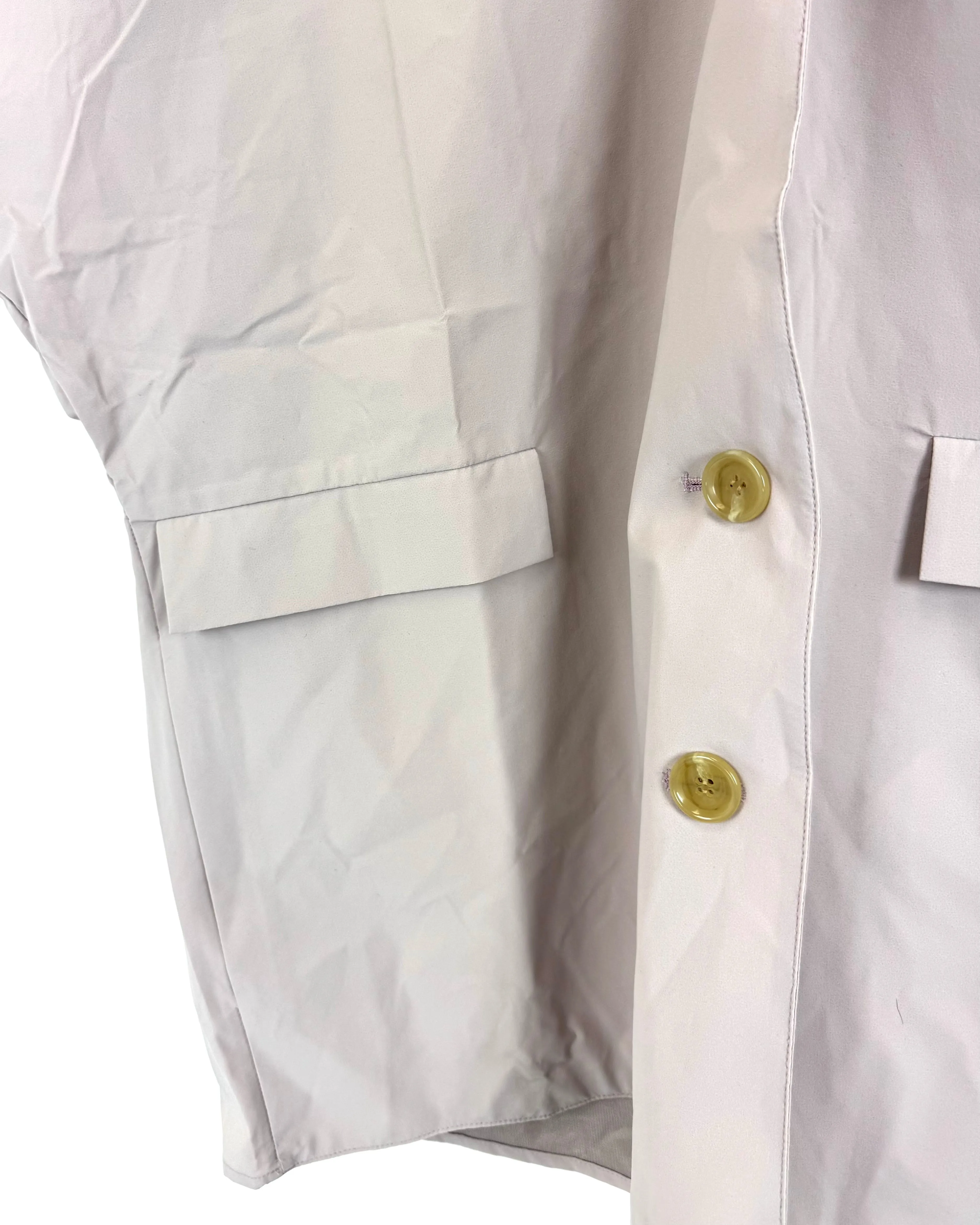 Light Mauve Short Sleeve Raincoat - Size 6 - 10