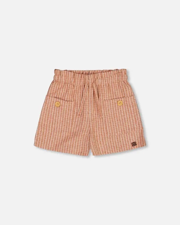Linen Short With Pockets