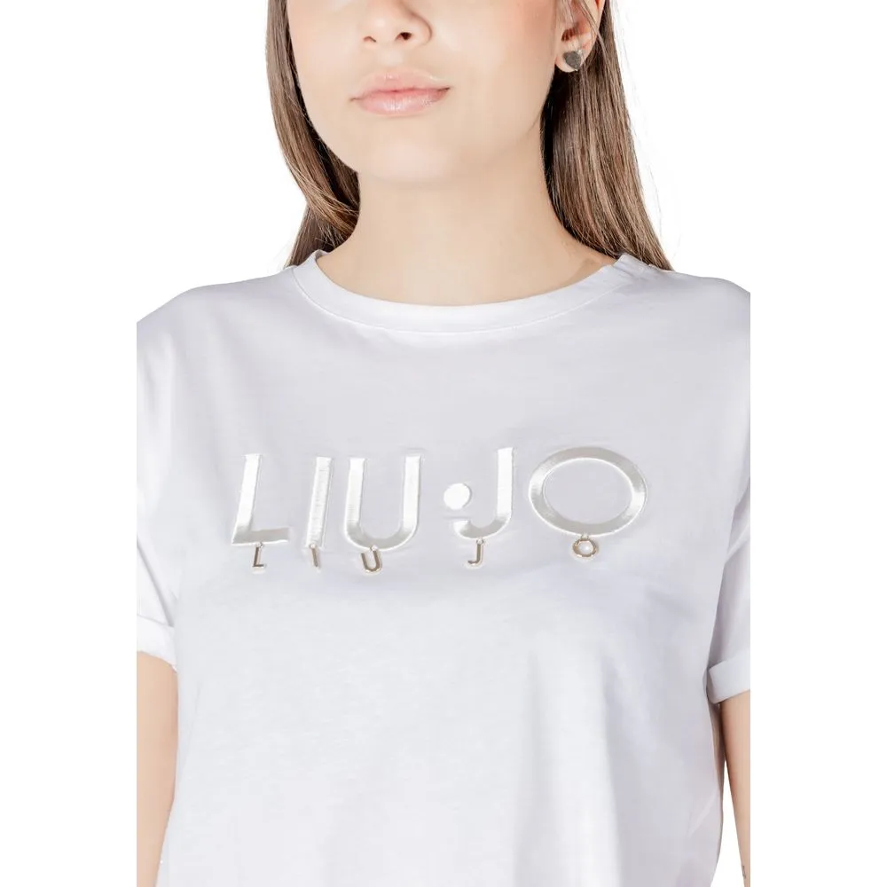 Liu Jo White Cotton Tops & T-Shirt