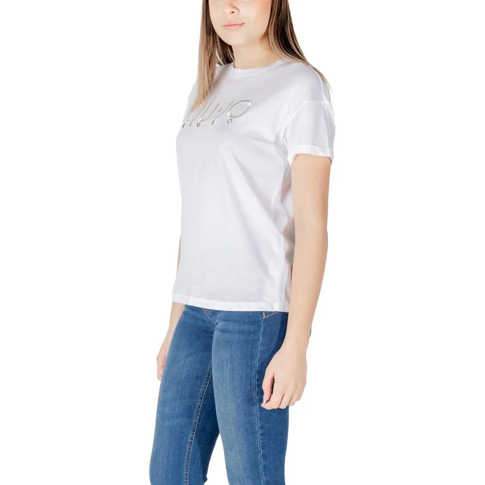 Liu Jo White Cotton Tops & T-Shirt
