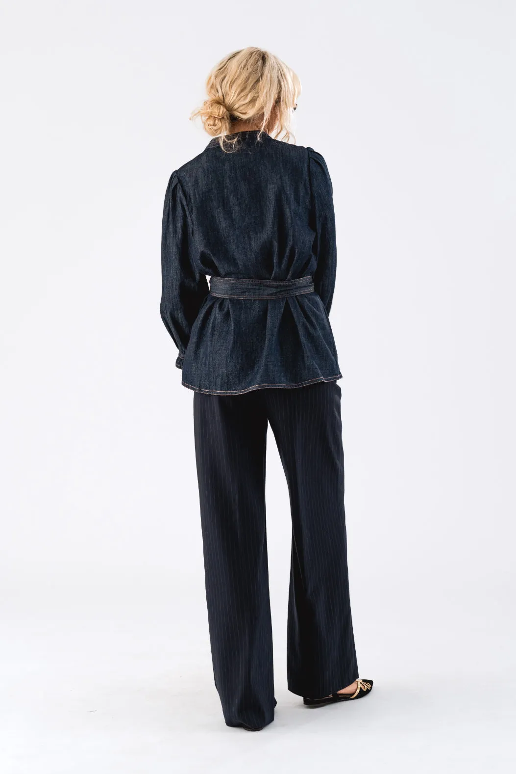 LOLLYS LAUNDRY Toni Shirt | Blue