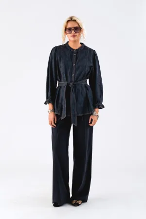 LOLLYS LAUNDRY Toni Shirt | Blue