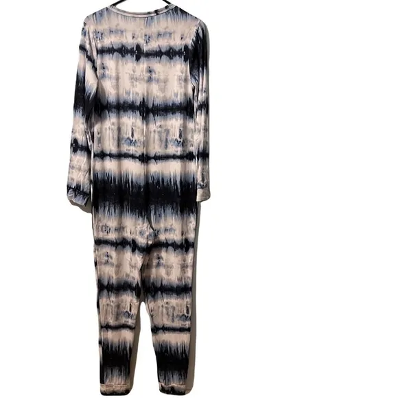 Lucky Brand Tie Dye Long Johns Pajamas Size Large NEW NWT