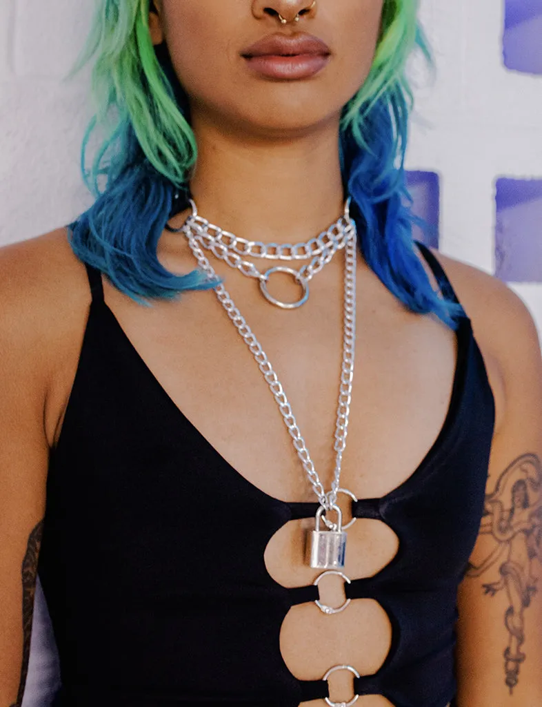 LUNA CROP - JET BLACK